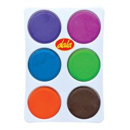Tempera Blocks in Tray - Large (57mm) - 6 Secondary Colours