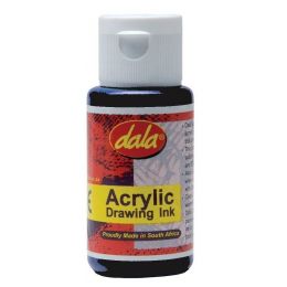 Drawing Ink (50ml) Black Acrylic (Dala)