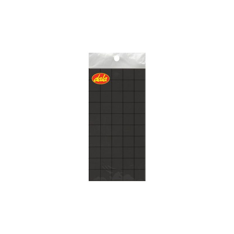 Magnetic Sheet - 20x20mm Blocks (50pc)- Adhesive Black