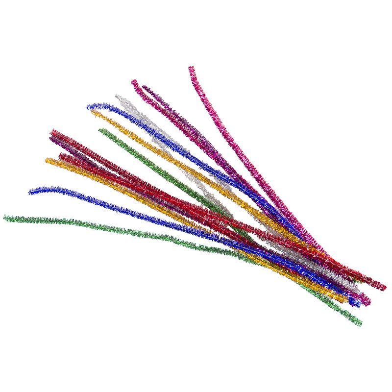 Pipe Cleaners (14pc) - Tinsel Assorted Colours