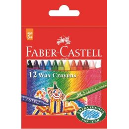 Wax Crayons - 8mm (12pc) - FaberCastell