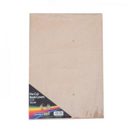 Book Cover A4 - Pre-Cut Paper (10pc) Brown Kraft