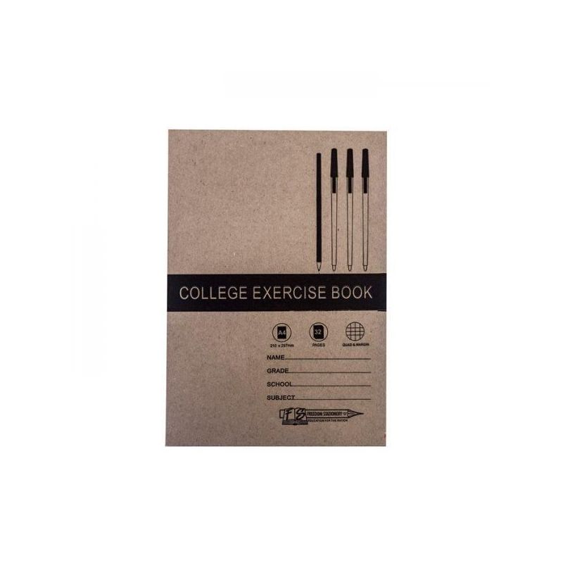 Exercise Book - A4 (32p) - Quad & Margin