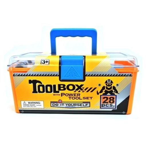 Toolbox & Tools (28pc) Plastic