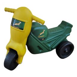 Scooter - Yellow Gold/Green Springbok with black wheels