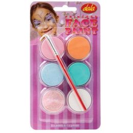 Face Paint Kit (6x10ml) With Brush - Princess