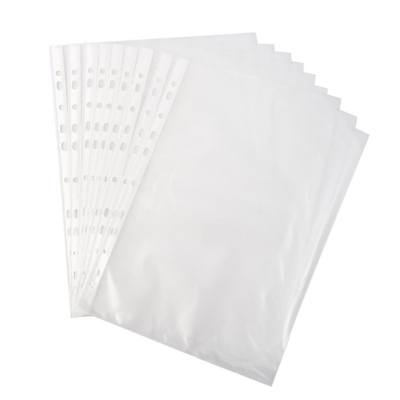 Filing Pocket - A4 (35mic) Sheet Protector (100pc) Foolscap - Deli