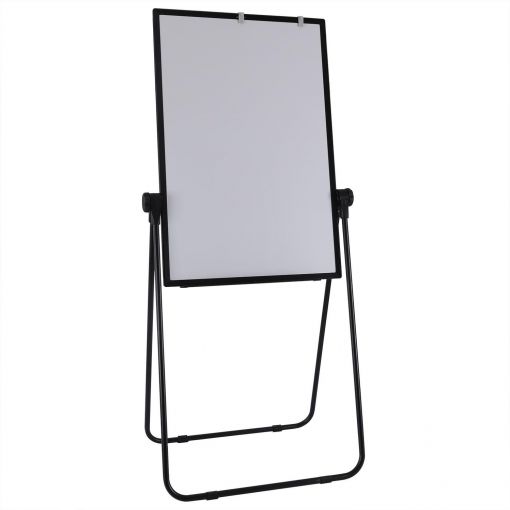 Whiteboard Easel 2-sided - 600x900mm Magnetic and Flip Chart (assesories not included) - Deli