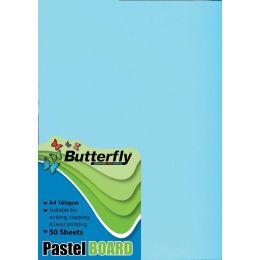 Project Board - A4 160g (50pc) Butterfly - Bright Blue