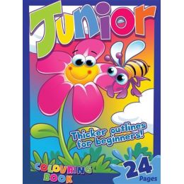 Colouring Book - Junior (24 page) Butterfly