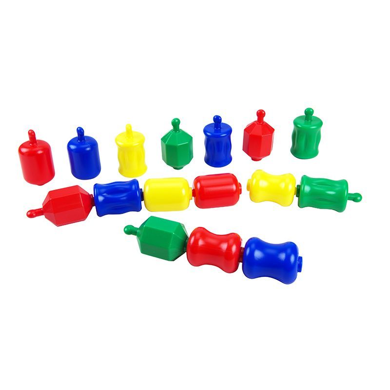Link Pop Blocks - Shapes (4 colour, 32pc) Click-n-Link