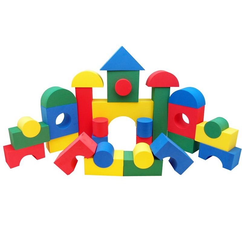 EVA Building Blocks (68pc) - 4cm thick (4-10cm long)