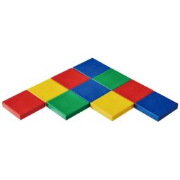 Square 2.54cm Tiles (5mm thick, 4 colour, 400pc)