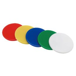 Counters - Round 2.54cm (5 colour, 500pc)