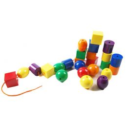 Beads Shapes - Extra Large Jumbo 3.5cm (6 colour, 48pc) - plastic