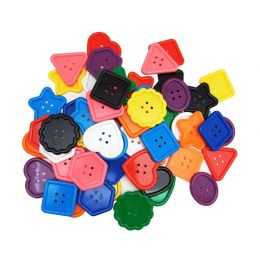 Buttons Craft - Large Shapes Assorted (90pc) ~4cm