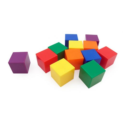 Cubes - Hollow 2.54cm (6 colour, 102pc)