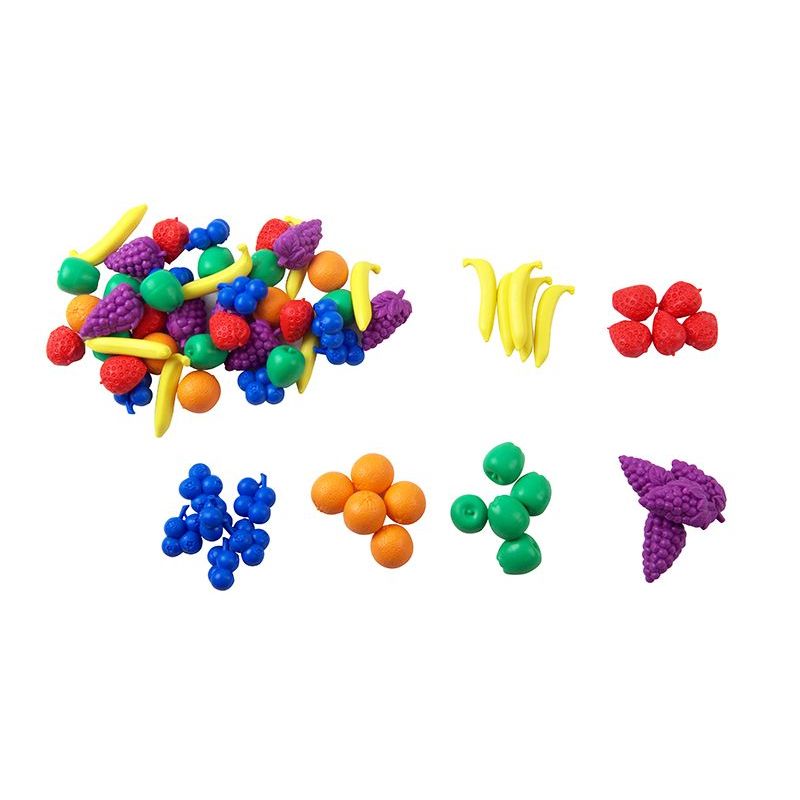 Counters - Fruit - 108pc (blue berry etc, 6 designs, 6 colour)