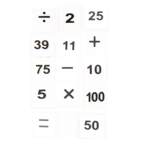 Number Tiles (0-100) Transparent (108pc)