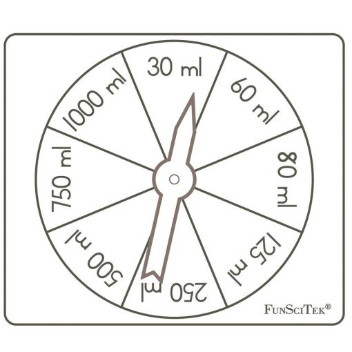 Volume Spinner - Senior (30-1000ml) - wood