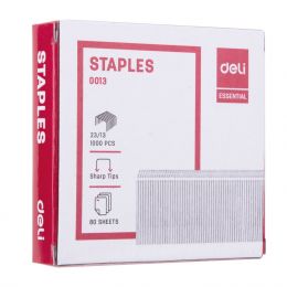 Staples - 23/13  (1000pc) up to 80 Sheets - Deli