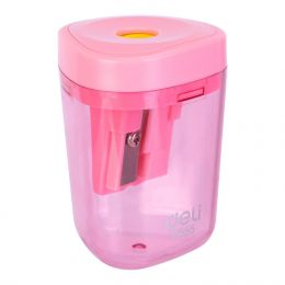 Sharpener - 1-Hole with Container - Assorted - Deli