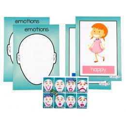 Dough Cards (A5) Double-sided - Emotions (8pc)