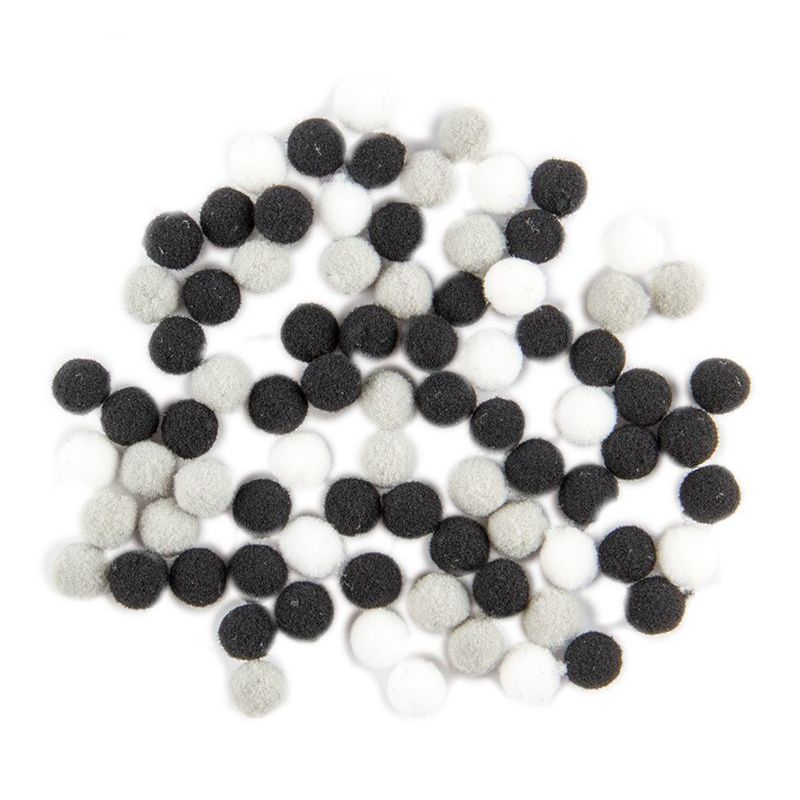 Pom Poms 10mm (120pc) - choose colour