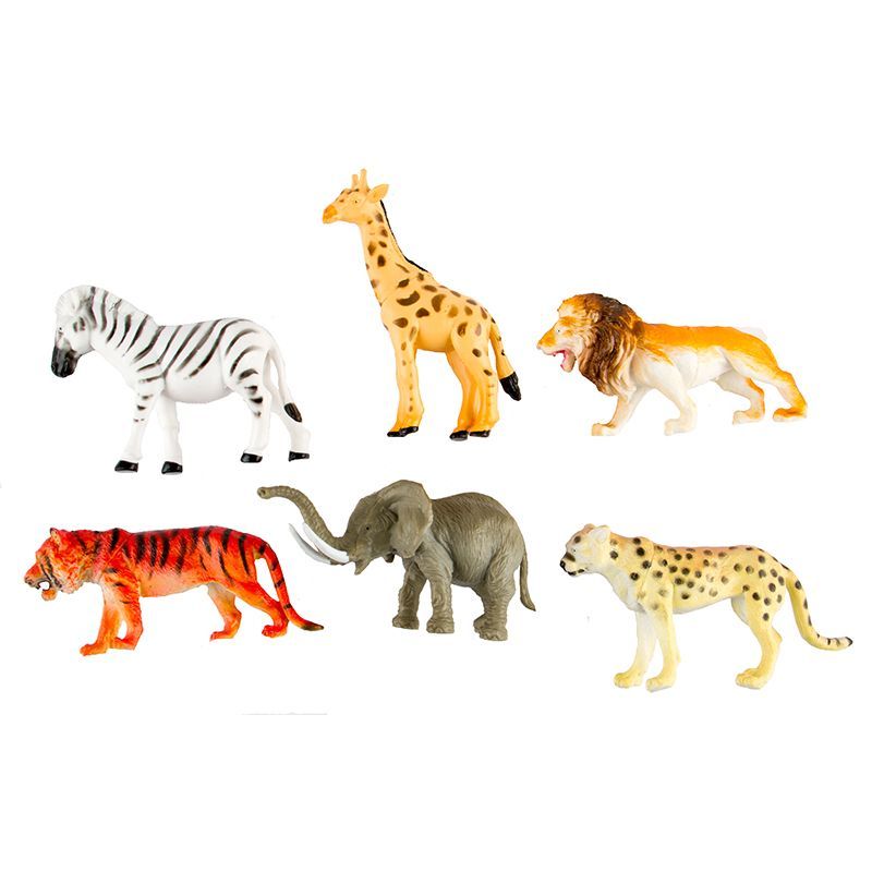 Wild Animals - Medium (6pc) - Assorted