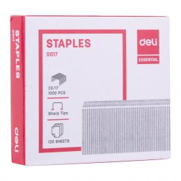 Staples - 23/17 (1000pc) up to 120 Sheets  - Deli