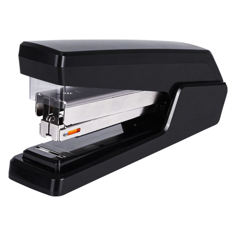 Stapler Effortless - Half Strip (30 Sheet, 24/6&26/6) - Black - Deli