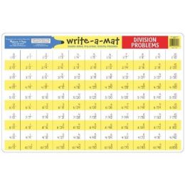 Division Problems Write-A-Mat (Bundle of 6)