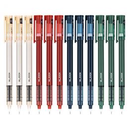 Roller Pen Needle tip:0.5mm BLACK - Nusign Deli