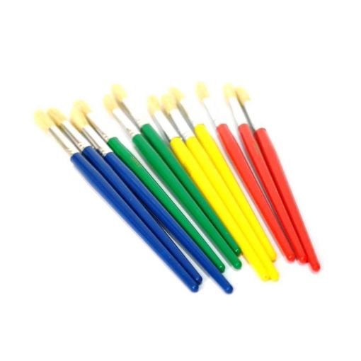 Brushes Coloured - Round Midi (12pc)