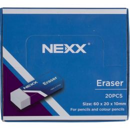 Eraser - 60x20x10mm (1pc) - Nexx