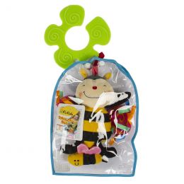 Stroller Funky Toy - Hanging Pals - Waggling Bee in PVC Bag (K's Kids)