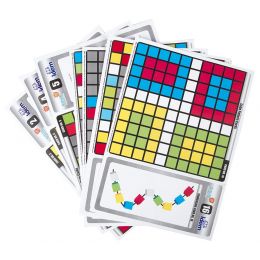Touch & Count / Unifix Cubes Pattern Cards (A4) - (16pc) D/Sided