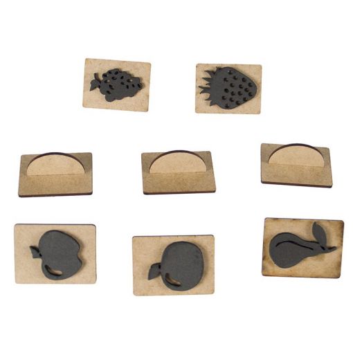 Stamp (Sponge) - Fruit (8pc)