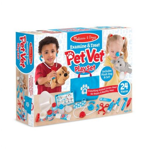 Examine and Treat Pet Vet Play set