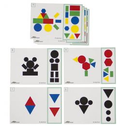 Brainy Shapes Cards (A5) - (8pc Double Sided) FunSciTek