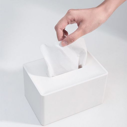 Tissue Box Only - White - Nusign Deli