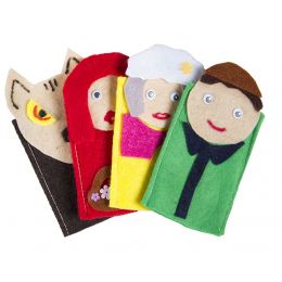 Finger -  Story Puppets - Red Ridinghood (4pc)