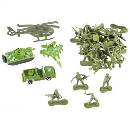 Soldiers & Vehicles Set in Bag