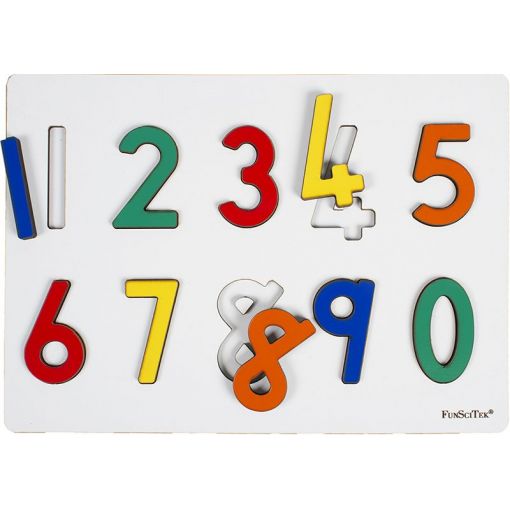 Numbers 0-9 (Touch & Insert) - wood