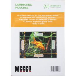 Laminating Pouches A4 - 250 micron (100pc)