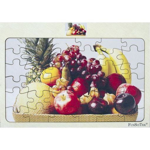 PZ Wood Frame - A4 36pc - Fruit / Fruit Bowl (SP)