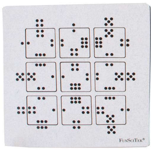 Mind Teaser - Dots (Black & White) - wood