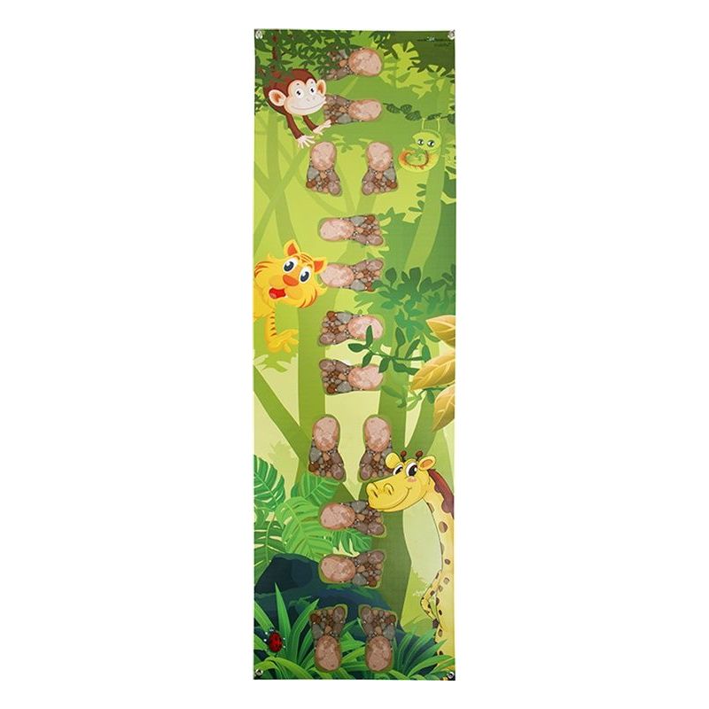 Hopping Mat - Safe through the Jungle - Motor Planning (2000x600mm) - Assorted