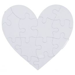 Make Your Own Puzzle - Heart Shape