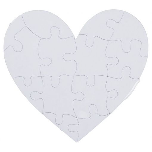 Make Your Own Puzzle - Heart Shape